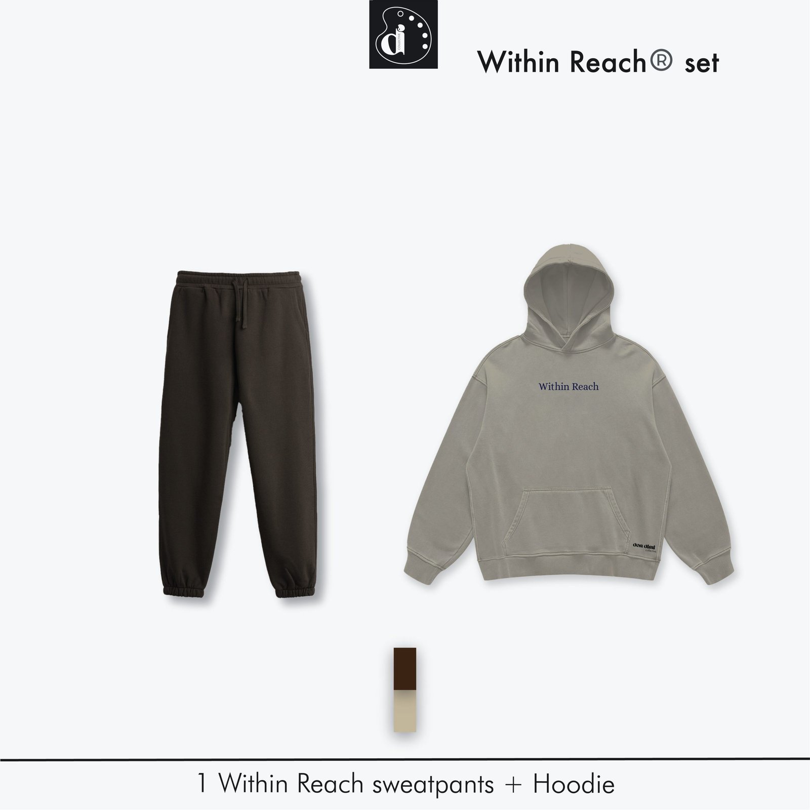 Within Reach Hoodie & Sweatpants Don Dimi Collective | Global Art, Local Expression