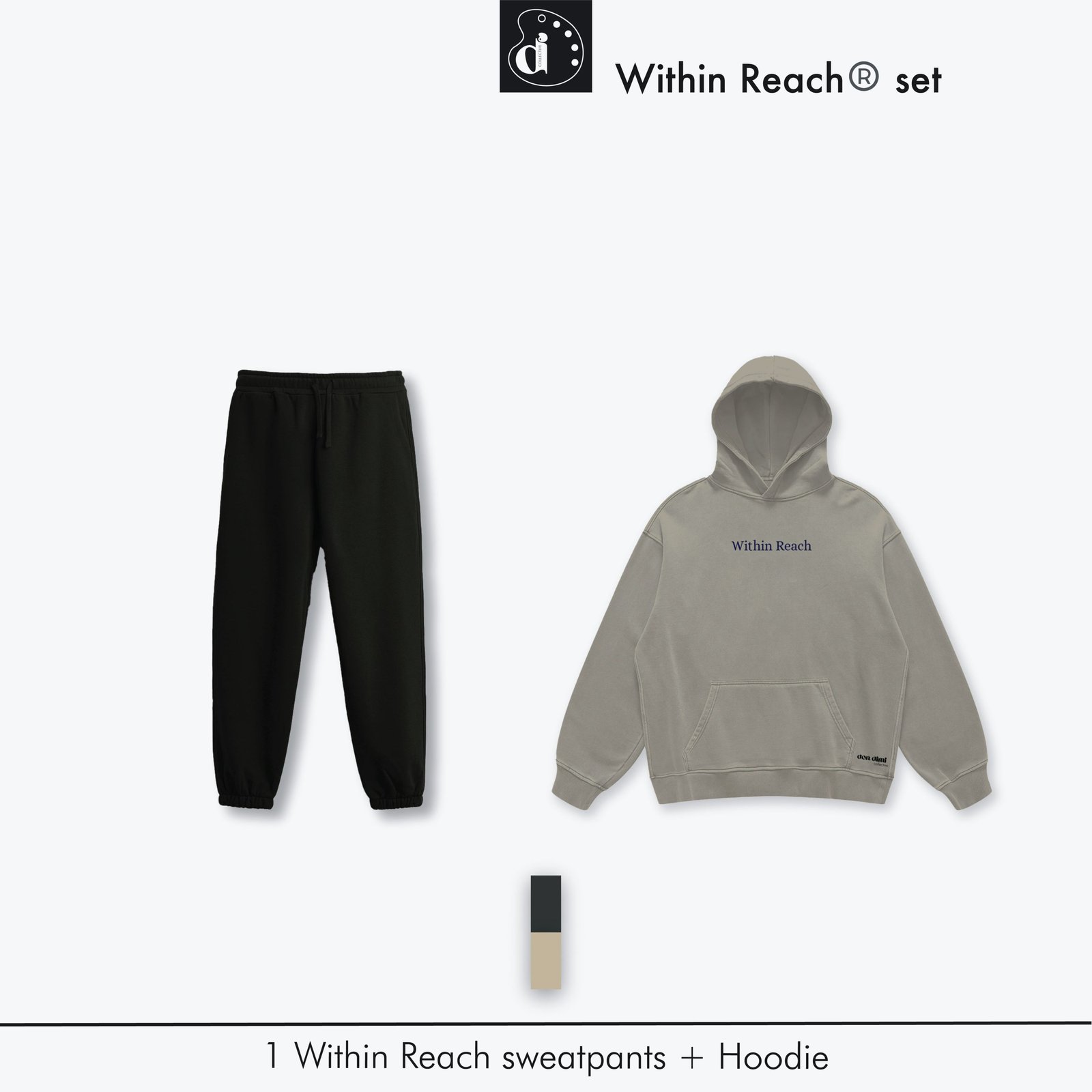 Within Reach Hoodie & Sweatpants Don Dimi Collective | Global Art, Local Expression