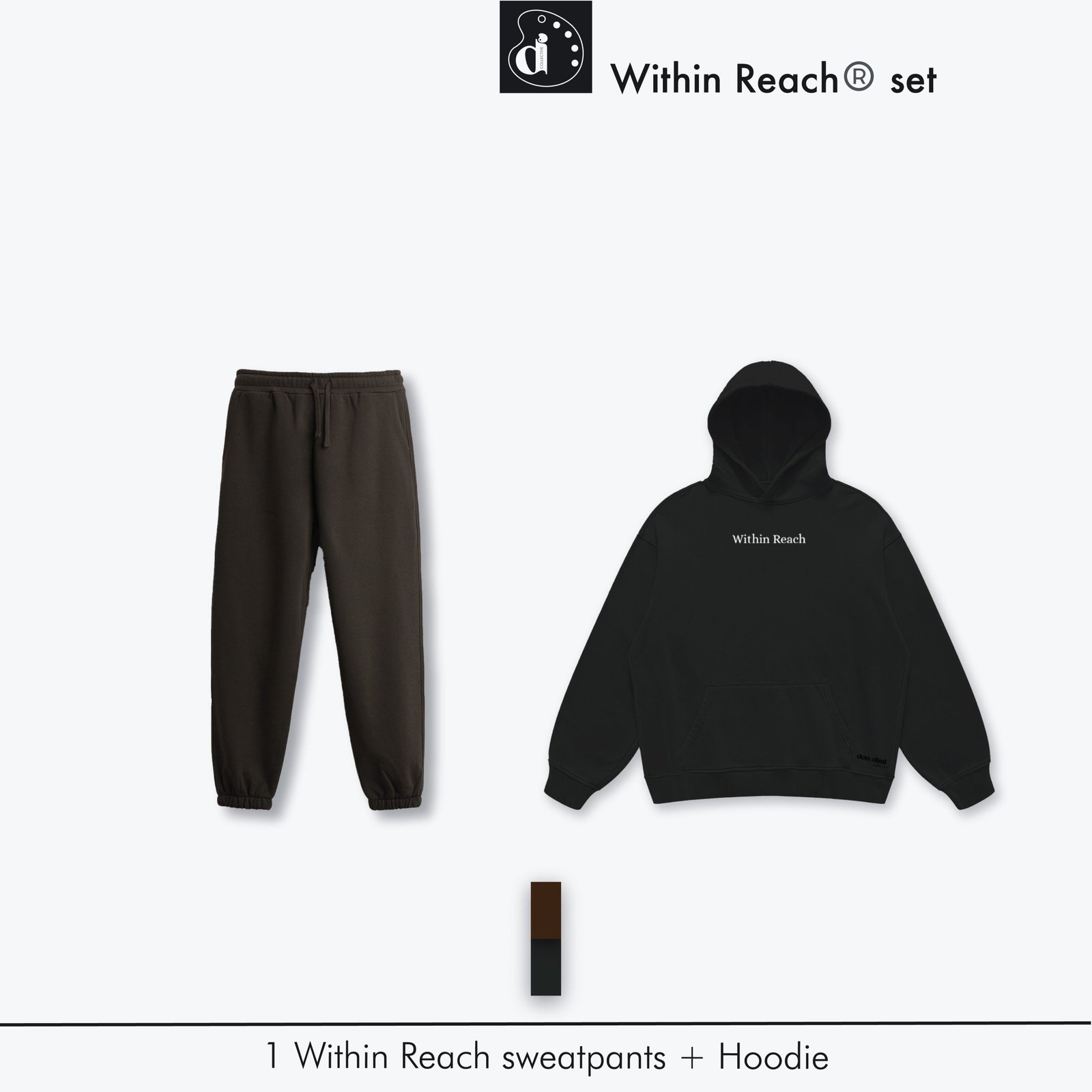 Within Reach Hoodie & Sweatpants Don Dimi Collective | Global Art, Local Expression