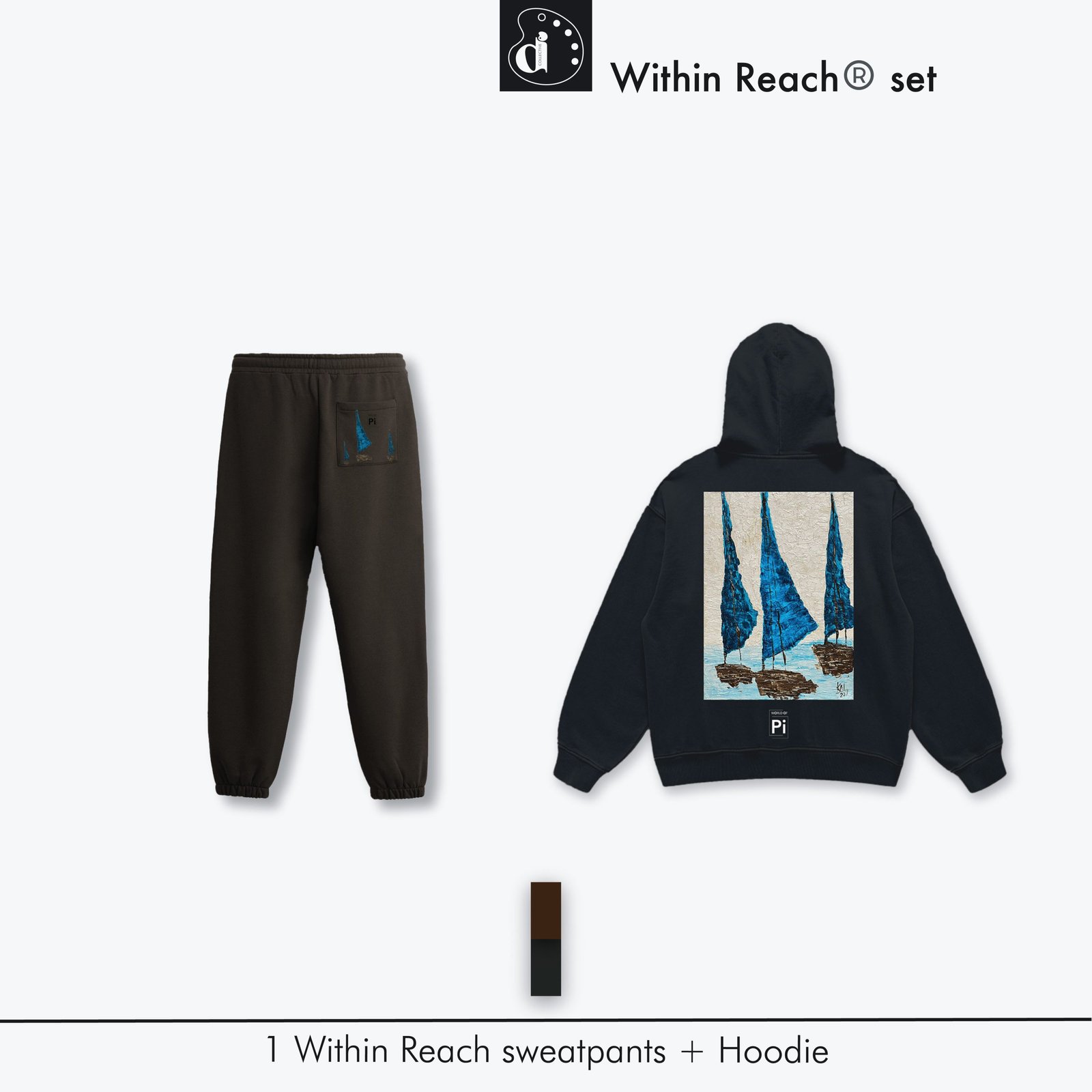 Within Reach Hoodie & Sweatpants Don Dimi Collective | Global Art, Local Expression