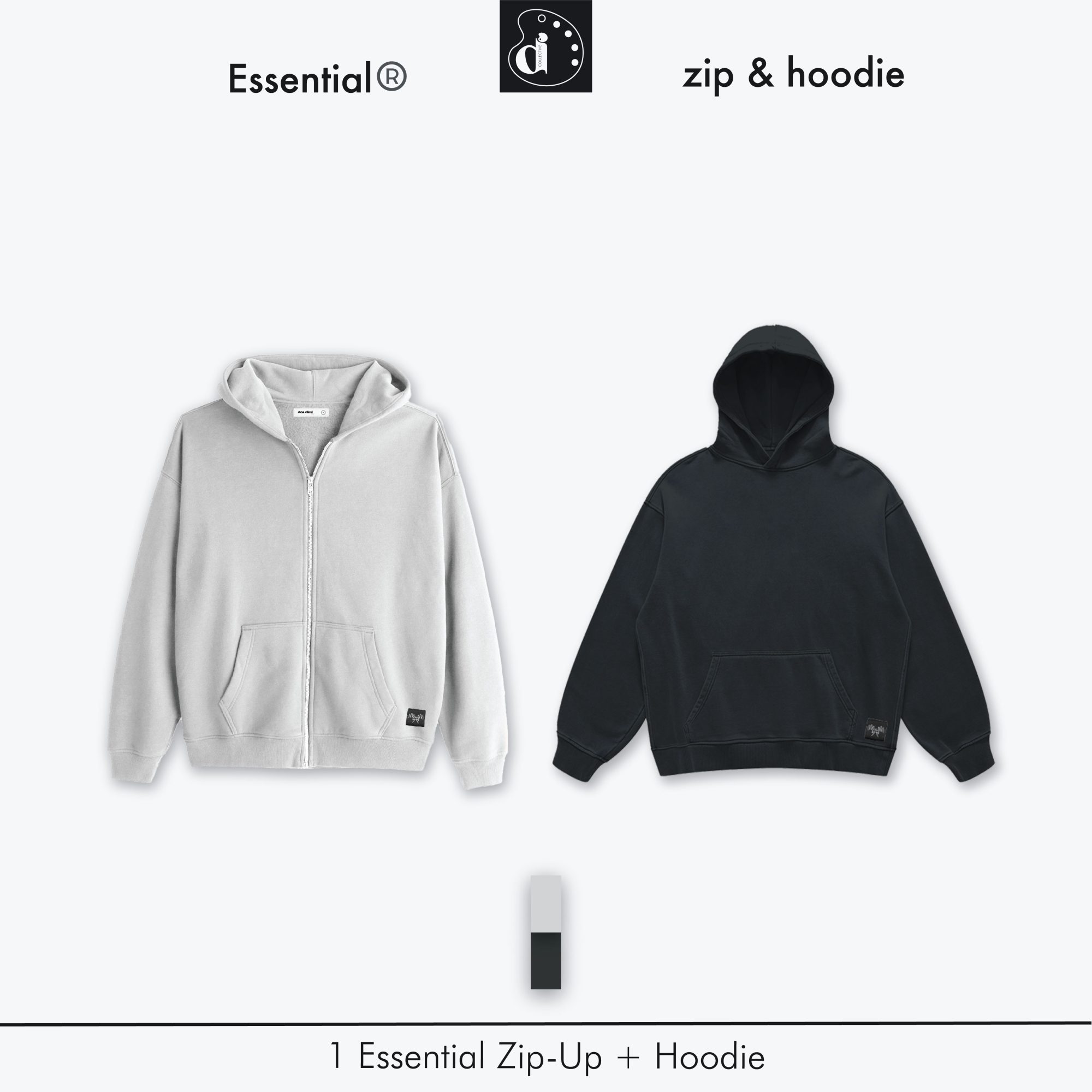 Essential Zip & Hoodie Don Dimi Collective | Global Art, Local Expression