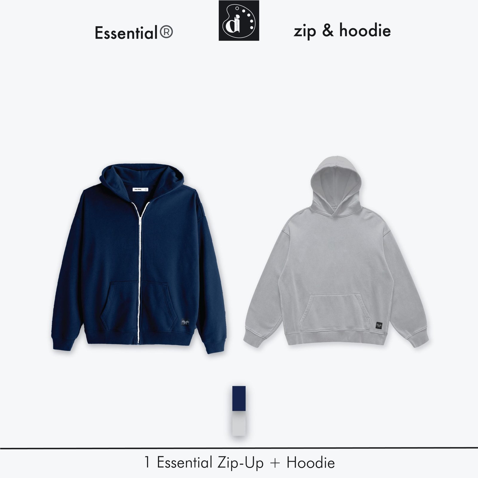 Essential Zip & Hoodie Don Dimi Collective | Global Art, Local Expression