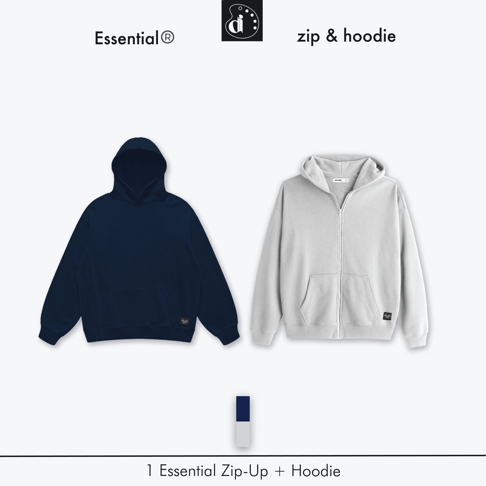 Essential Zip & Hoodie Don Dimi Collective | Global Art, Local Expression