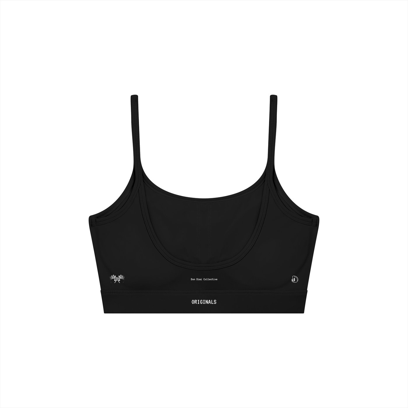 The ORIGINALS Essential II Solid U-Neck Sports Bra by Don Dimi Collective is made for women who want a clean fitted activewear piece with a smooth U-neck shape, strong stretch, and daily comfort. Made from 75% nylon and 25% spandex with a thin 6.5 oz/yd² fabric weight, this sleeveless crop sports bra gives a bodycon fit that works for gym training, running, home workouts, holidays, sports, summer outfits, and everyday activewear styling. DDC Fashion is a Haitian Heritage brand under Don Dimi Collective, built as a home for artists worldwide to collaborate, grow, and earn through their passion and art. This solid U-neck sports bra carries that mission in a simple activewear form, connecting movement, confidence, sport, streetwear, body shape, and creative culture. Gender: Women Fabric: 75% nylon, 25% spandex Fabric Weight: 6.5 oz/yd², 220 g/m² Fabric Thickness: Thin Fit: Bodycon Style: Basics, sporty, gym, activewear Use: Holiday, home, running, sport, summer, workouts Top Style: Sleeveless, crop Neckline: U-Neck Care Instructions: Machine wash at 30°C on gentle cycle. Do not bleach. Tumble dry low. Iron at low temperature and avoid ironing on the print. Do not dry clean. ORIGINALS Essential II Solid U-Neck Sports Bra, Don Dimi Collective sports bra, DDC Fashion sports bra, Haitian Heritage brand, women’s U-neck sports bra, solid sports bra, nylon spandex sports bra, crop sports bra, sleeveless activewear top, bodycon sports bra, gym sports bra, running sports bra, home workout sports bra, summer activewear, sporty women’s crop top, Haitian streetwear brand, artist streetwear brand
