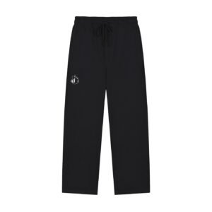 The Solid Color Straight-Leg Sweatpants by Don Dimi Collective are made for unisex everyday wear, combining comfort, structure, and streetwear energy in one clean essential. Made from a 56.44% cotton and 43.56% polyester blend with a thick 12.7 oz/yd² fabric weight, these mid-waist sweatpants feature an elastic waist, drawstring, regular fit, and straight-leg shape that works for school, office, outdoor movement, spring outfits, autumn outfits, and daily casual styling. DDC Fashion is a Haitian Heritage brand under Don Dimi Collective, built as a home for artists worldwide to collaborate, grow, and earn through their passion and art. These sweatpants carry that mission in a practical, wearable form, connecting comfort, streetwear, movement, and creative culture. Item Number: RK0011 Gender: Unisex Fabric: 56.44% cotton, 43.56% polyester Fabric Weight: 12.7 oz/yd², 430 g/m² Fabric Thickness: Thick Fit: Regular, straight-leg Waist: Mid waist Waistband: Elastic waist with drawstring Style: Basics, casual, sporty, street, daily casual Use: Outdoor, school, office, spring, autumn Print Size: 40 x 52 cm Care Instructions: Machine wash at 30°C on gentle cycle. Do not bleach. Tumble dry low. Iron at low temperature and avoid ironing on the print. Do not dry clean. Notes: Minor batch differences can occur during blank garment production due to variations in fabric, dye, and processing. This is common in apparel manufacturing, and every item is made with care to keep quality and consistency. Solid Color Straight-Leg Sweatpants, Don Dimi Collective sweatpants, DDC Fashion sweatpants, Haitian Heritage brand, unisex straight-leg sweatpants, cotton blend sweatpants, thick sweatpants, mid waist sweatpants, elastic waist sweatpants, drawstring sweatpants, casual streetwear sweatpants, school sweatpants, office casual sweatpants, outdoor sweatpants, spring sweatpants, autumn sweatpants, Haitian streetwear brand, artist streetwear brand