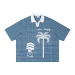 sbb boxy plaid polo shirt