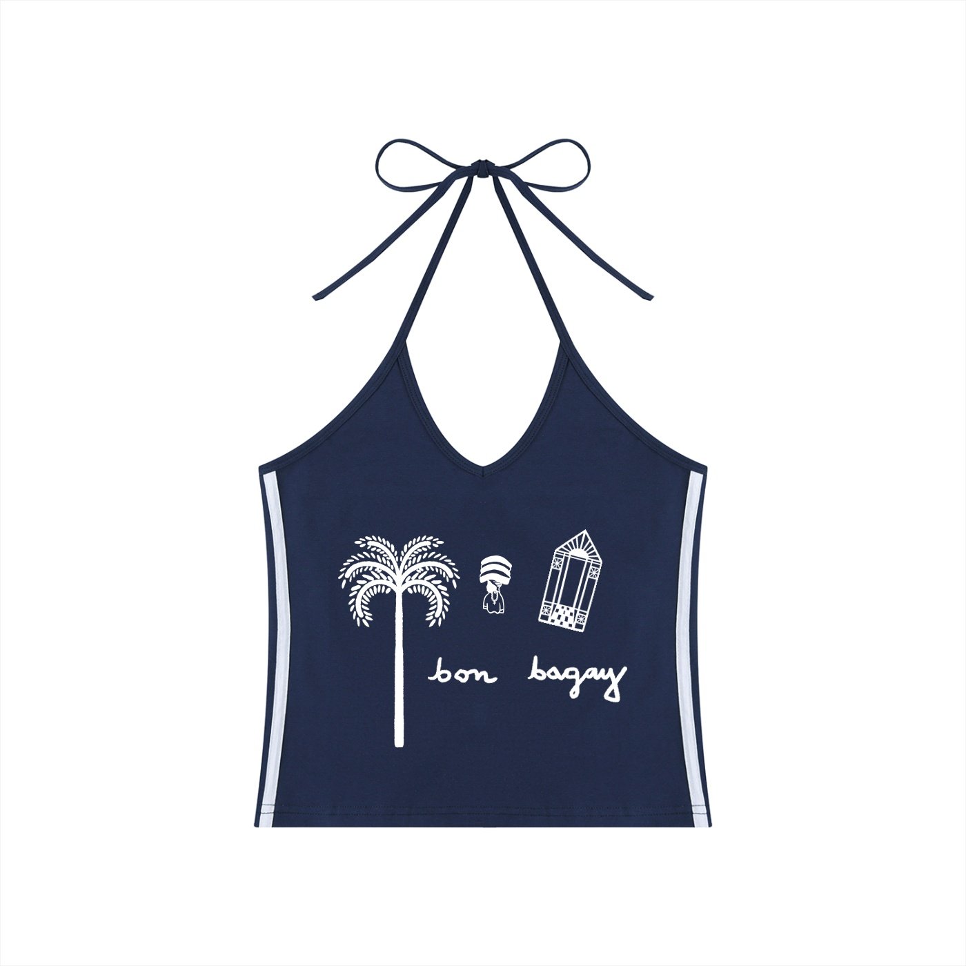 sbb halter crop tank top