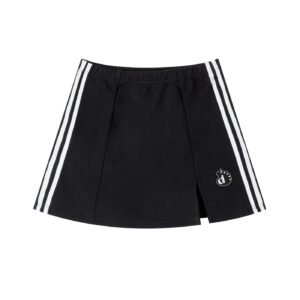 cotton side slit skirt
