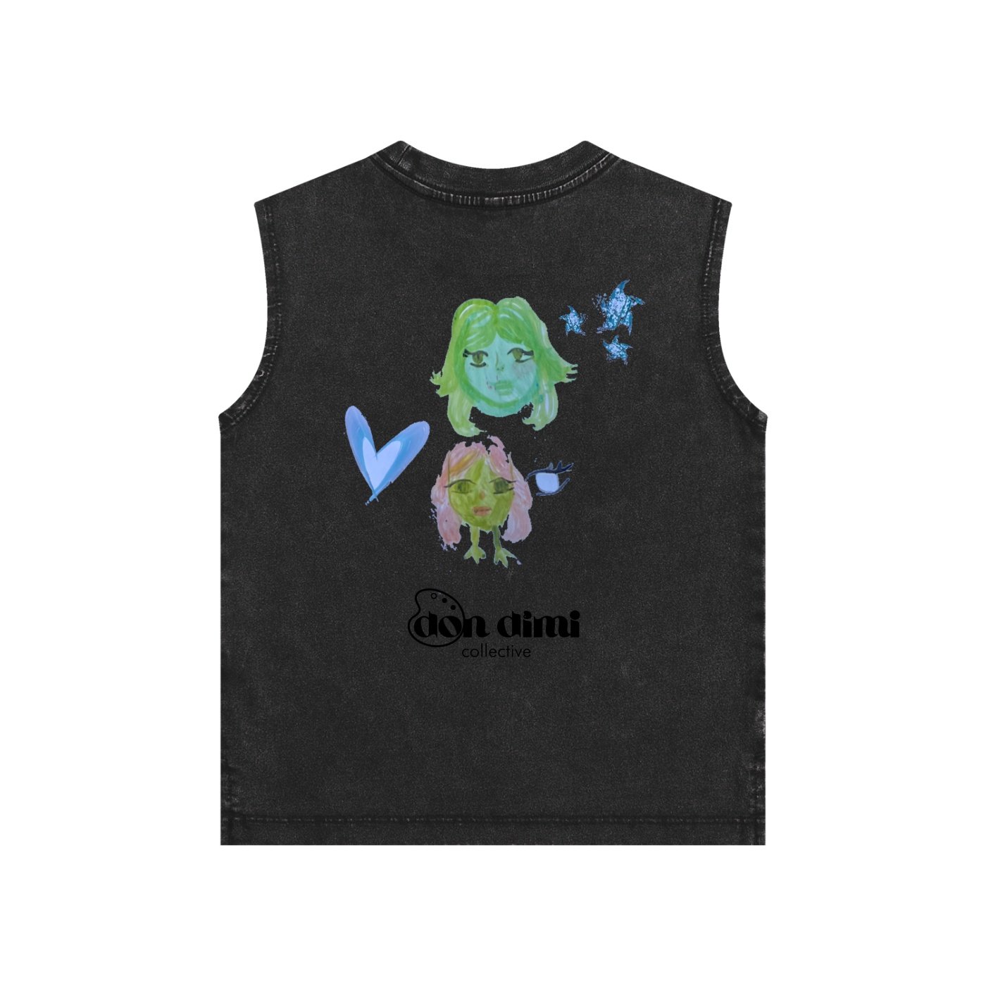 kids' washed hm tank top