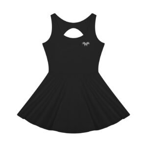 open back tennis performance dress
