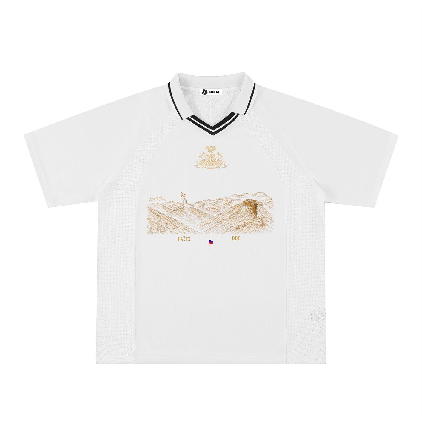 haïti v2 v neck football jersey
